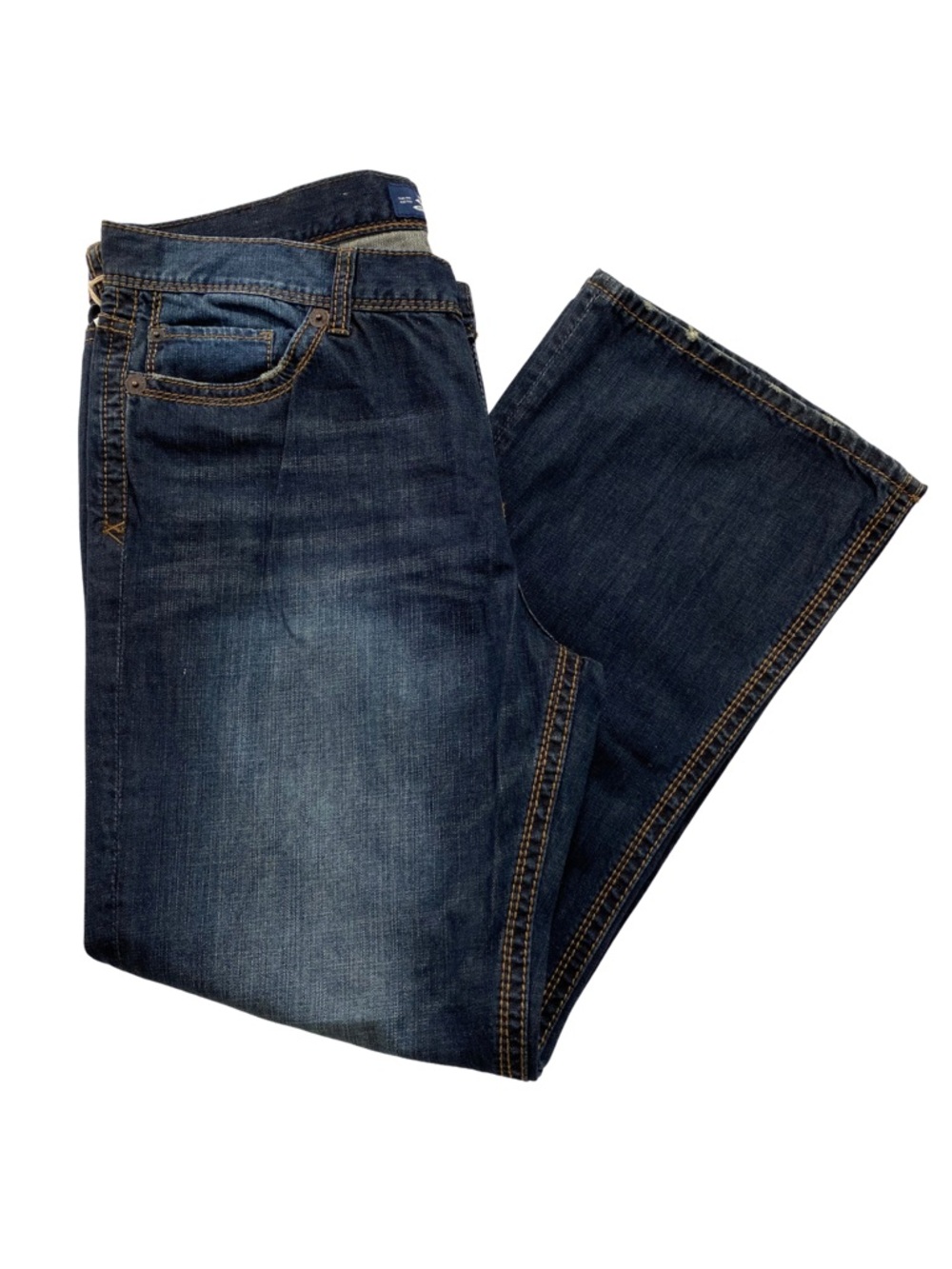 NWT Seven7 Men’s Bootcut Jeans 40x32 Dark Wash Premium Rigid Denim 100% Cotton